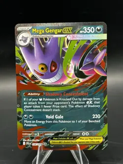 056/094 MEGA GENGAR EX DOUBLE RARE PHANTASMAL FLAMES POKEMON CARD x5 - Image 2