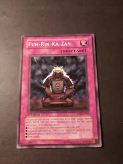 Yu-Gi-Oh! Fuh-Rin-Ka-Zan 1st Edition Common Trap Card RDS-EN055 LP - Image 1