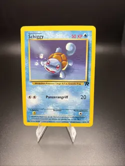 ~DE~ GERMAN Schiggy Squirtle 68/82 NM Team Rocket Card Pokemon Card (g3) - Image 1