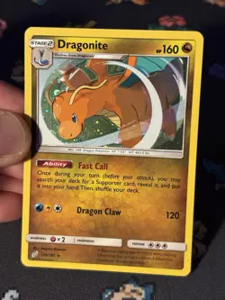 Pokemon Cards Dragonite 119/181 Cosmos Holo Promo Team Up - (LP) #1 - Image 2