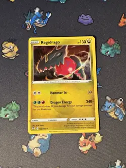 Pokemon Cards Regidrago 124/203 Cosmos Holo Promo - (NM) *SWIRL* - Image 1