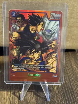 Son Goku FB05-031 Limited Pack MANGA Version 01 Promo Dragon Ball Card Fusion Wo - Image 1