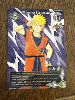 Naruto Card CCG TCG Naruto Uzumaki PR095 Special Promo Card - RARE - Image 1