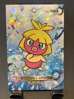 2024 Pokemon Card Database 2: Smoochum #238 (Cracked Ice Holo) (NM) - Image 1