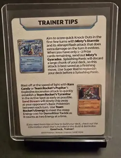 Destined Rivals Build Battle Prerelease Trainer Tip Cards All 4 🔥 and Houndoom - Image 5