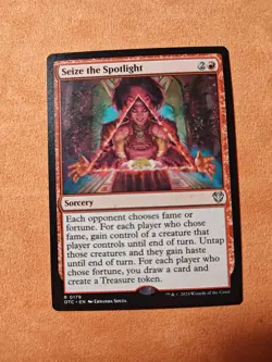 MTG Seize the Spotlight Commander: Outlaws of Thunder Junction 179 Regular Card - Image 1