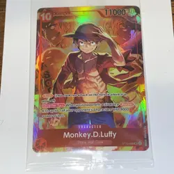 Monkey.D.Luffy (Treasure Booster Set) ST10-006 One Piece Promotion Card Sealed. - Image 1