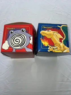 Pokemon 1995-1998 Vintage 23K Gold Plated Trading Cards Lot Of 2 Charizard/Poliw - Image 4