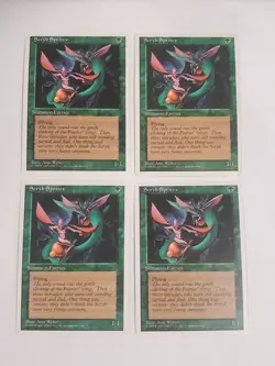 MTG Playset 4x Scryb Sprites (4th Edition/Green/C) - BGM - Image 1