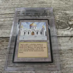 Magic The Gathering MTG Arabian Nights Library Of Alexandria 1993 Graded BGS 7.0 - Image 1