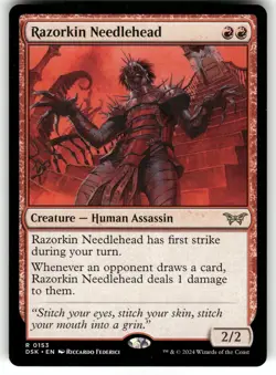 Razorkin Needlehead #153 MTG Duskmourn: House of Horror - Image 1