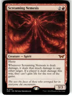 Screaming Nemesis #157 MTG Duskmourn: House of Horror Regular VLP - Image 1