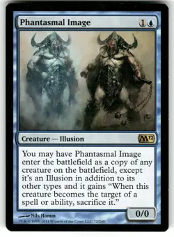 Phantasmal Image #72 MTG Magic 2012 (M12) LP - Image 1