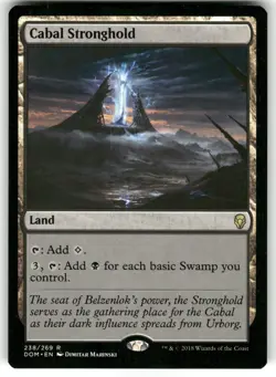 Cabal Stronghold #238 MTG Dominaria Regular - Image 1
