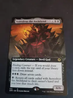 Asmodeus the Archfiend Extended Adventures in the Forgotten Realms NM MTG AFR - Image 1