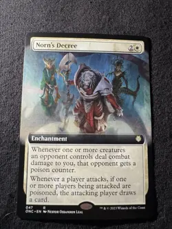 Norn's Decree - Extended Art 47 ONC NM MTG - Image 1