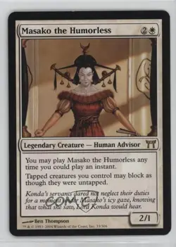 Masako the Humorless Magic: Champions of Kamigawa #33 2004 - Image 1