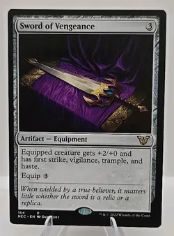 Sword of Vengeance MTG Commander: Kamigawa: Neon Dynasty Regular - Image 1