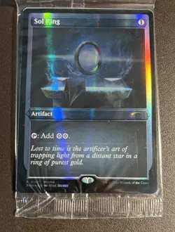 MTG Magic Sol Ring Foil Foundations Buy-A-Box Promo, Sealed NM - Image 3