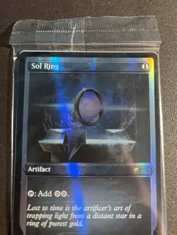 MTG Magic Sol Ring Foil Foundations Buy-A-Box Promo, Sealed NM - Image 4