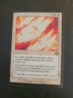 MTG Flare of Fortitude (Retro Frame) Modern Horizons 3 # 391 Magic White Rare LP - Image 1