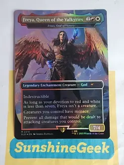 Freya, Queen of the Valkyries - Iroas, God of Victory Secret Lair Drop Foil - Image 1