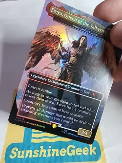 Freya, Queen of the Valkyries - Iroas, God of Victory Secret Lair Drop Foil - Image 2