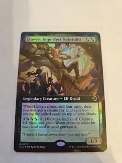 Lluwen, Imperfect Naturalist Extended FOIL MTG Lorwyn Eclipsed Nm/M *ON HAND* - Image 1