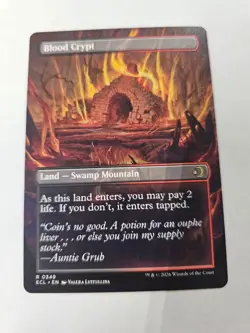 Blood Crypt Borderless MTG Lorwyn Eclipsed Nm/M *ON HAND* - Image 2
