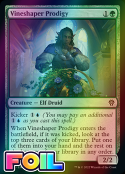 x1 Vineshaper Prodigy DMU MTG 187/281 FOIL COMMON M/NM 1x - Image 1