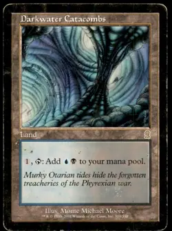 Darkwater Catacombs LP Light Play Odyssey MTG [7039] - Image 1
