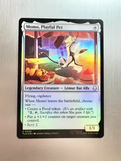 Momo, Playful Pet - 30 - MTG Avatar: The Last Airbender - Uncommon - FOIL - Image 1