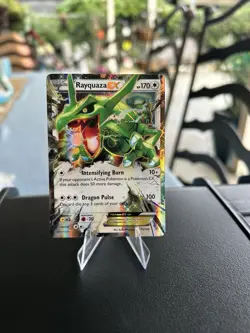 Pokemon TCG Rayquaza EX Ultra Rare Card 75/108 XY: Roaring Skies - Image 1