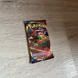 Pokemon TCG Sword & Shield Booster Pack - Factory Sealed - Snorlax Artwork - Image 4