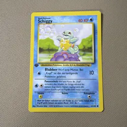 1st Edition Squirtle Shiggy German Non-holo Pokemon TCG Base Set 63/102 NM! - Image 1