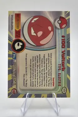 2000 TOPPS CHROME POKEMON SERIES 2 #100 VOLTORB - Image 2