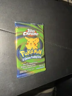 Pokemon Topps Chrome 2000 Series 1 Booster Pack - EXCELLENT CONDITION! - Image 1