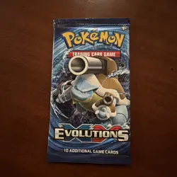 Pokemon XY Evolutions Sealed Booster Pack Blastoise Art New & Sealed - Image 1