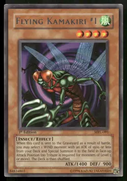 FLYING KAMAKIRI #1 MRL-091 RARE MAGIC RULER YU-GI-OH - Image 1
