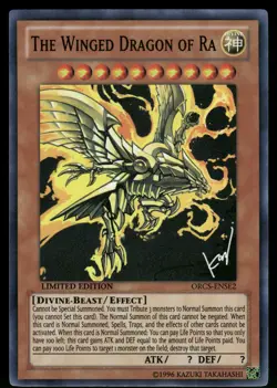 Yugioh! The Winged Dragon of Ra ORCS-ENSE2 Super Rare LP - Image 1
