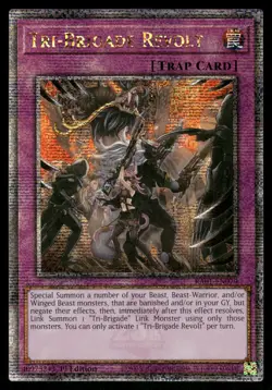 Yugioh! Tri-Brigade Revolt (Quarter Century Secret Rare) RA01-EN079 - Image 1