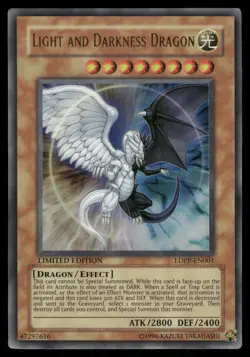 Yugioh! Light and Darkness Dragon LDPP-EN001 Ultra Rare MP - Image 1