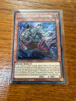 Gruesome Grave Squirmer - MP25-EN065 - Prismatic Secret Rare YuGiOh - Image 1