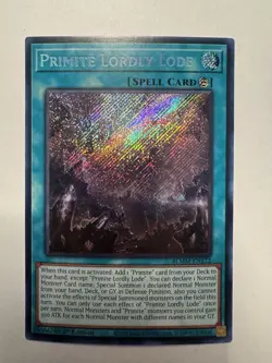 Primite Lordy Lode Secret Rare Yugioh! BLMM-EN172 Near Mint! - Image 1