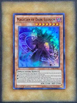 Yugioh Magician of Dark Illusion TDIL-EN017 Super Rare 1st Ed NM - Image 1