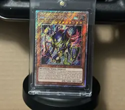 Yu-Gi-Oh! TOON Black Luster Soldier RA03-EN272 Platinum Secret Rare Near Mint - Image 1