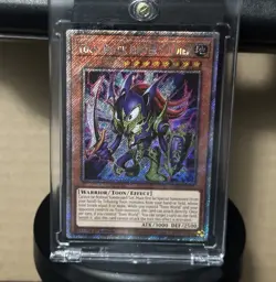 Yu-Gi-Oh! TOON Black Luster Soldier RA03-EN272 Platinum Secret Rare Near Mint - Image 2