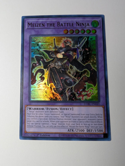 Yugioh Meizen the Battle Ninja DABL-EN040 Ultra Rare 1st Ed NM - Image 1