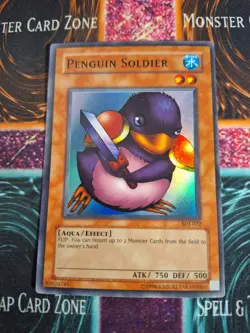 Yu-Gi-Oh! TCG Penguin Soldier SDJ-022 Super Rare Unlimited Near Mint b2/ - Image 1