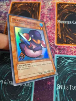 Yu-Gi-Oh! TCG Penguin Soldier SDJ-022 Super Rare Unlimited Near Mint b2/ - Image 2